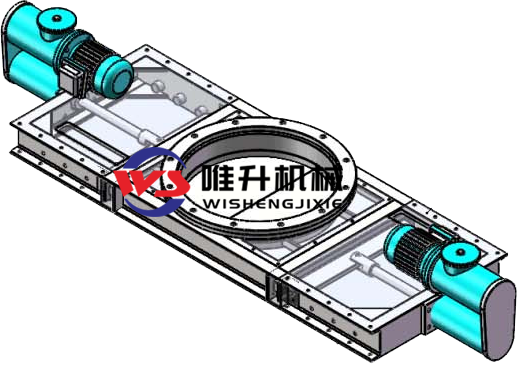 對(duì)開式電液動(dòng)平板閘門 對(duì)開式電液動(dòng)平板閘門
